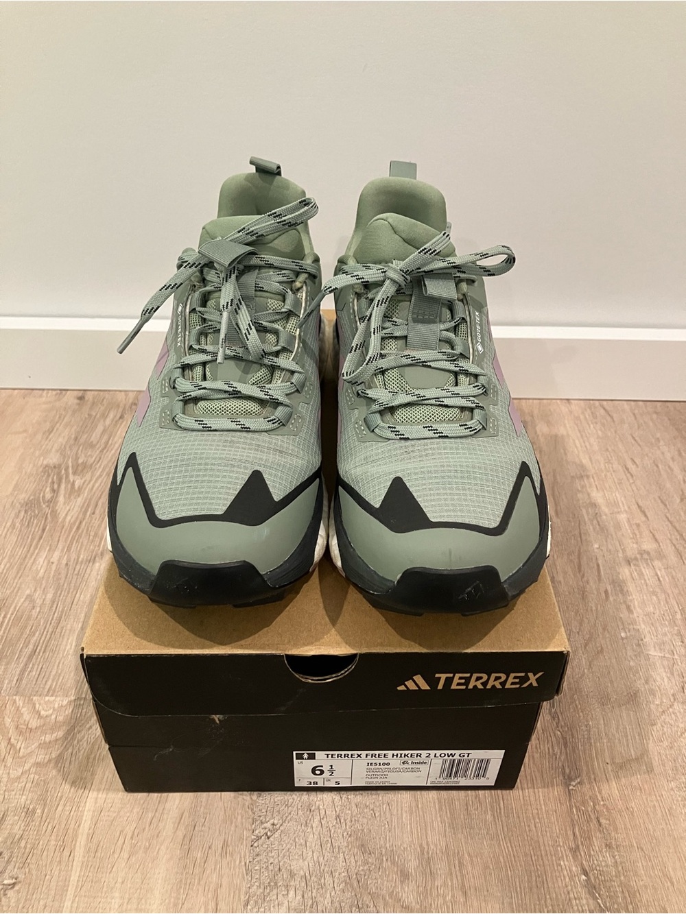 adidas Terrex Women's Sage Green Free Hiker 2 Low GT Shoes